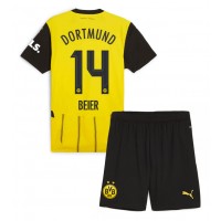 Borussia Dortmund Maximilian Beier #14 Hjemmebanesæt Børn 2024-25 Kortærmet (+ Korte bukser)